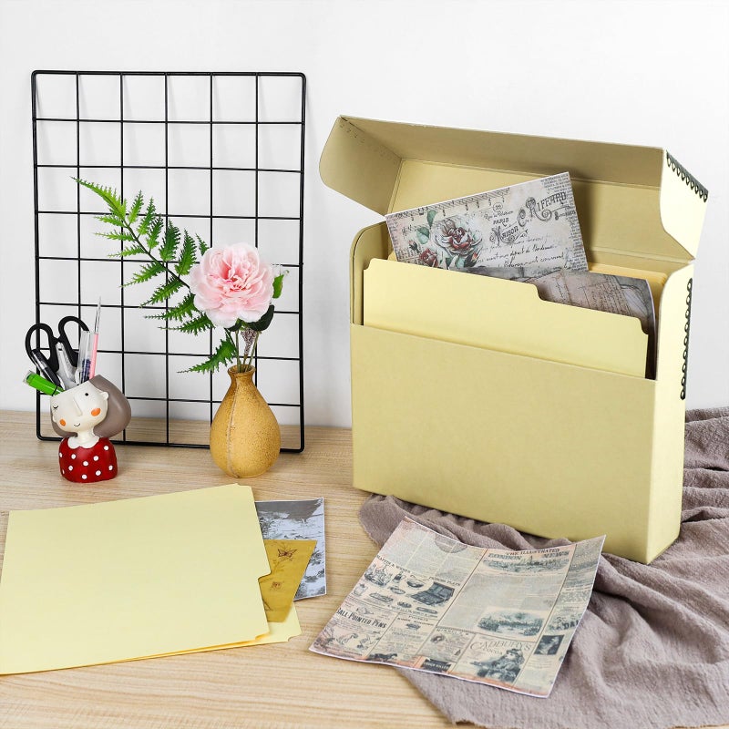 لينيكو صندوق تخزين المستندات الأرشيفية من Lineco بحافة معدنية، لوح صندوق أسمر خالي من الأحماض، تنظيم وتخزين الملفات والمطبوعات والصور وحقيبة مستندات بحجم الحروف بعرض 12.5 بوصة × 10.5 بوصة × 2.5 بوصة - Image 4